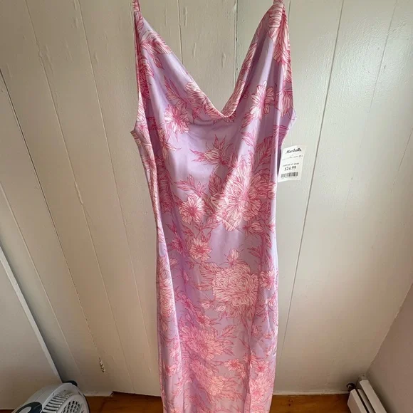 Marshalls Pink Floral Maxi Dress - Picture 1 of 3